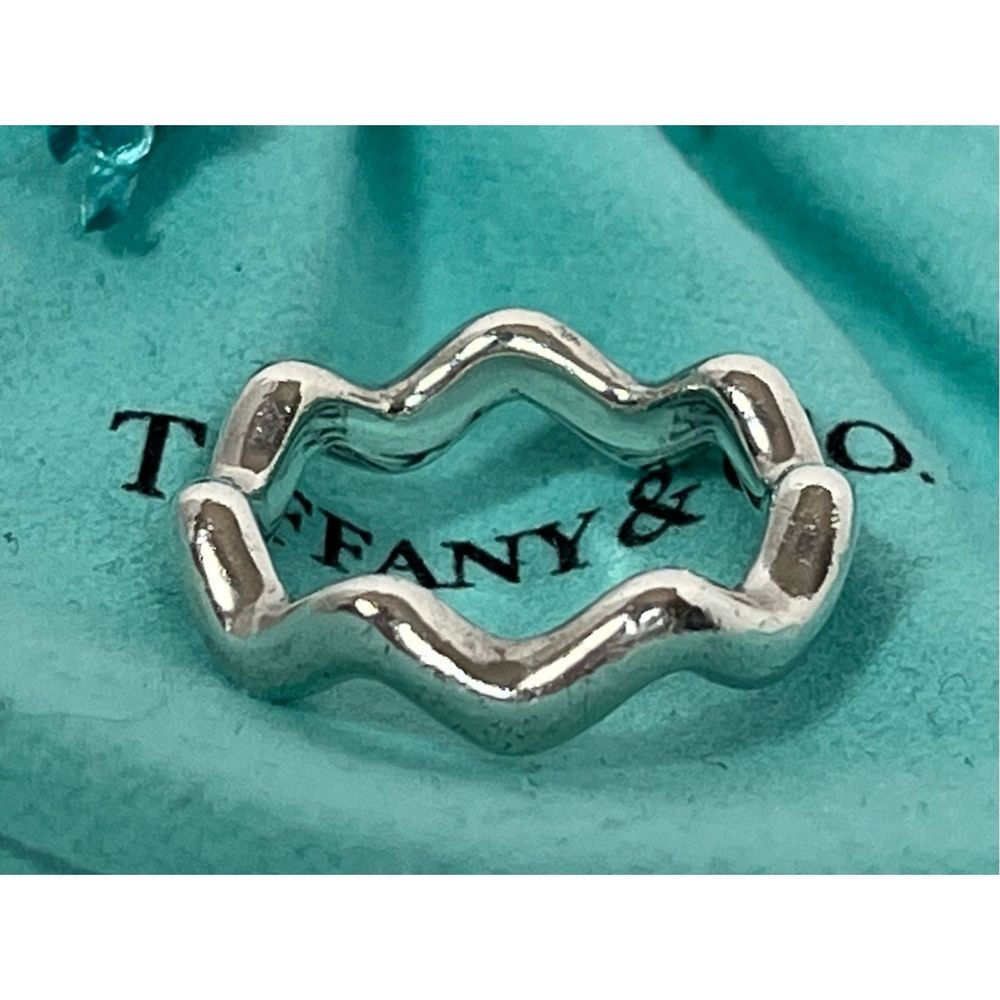 Tiffany retired Paloma Picasso zigzag ring - Sz 6 - Stackable